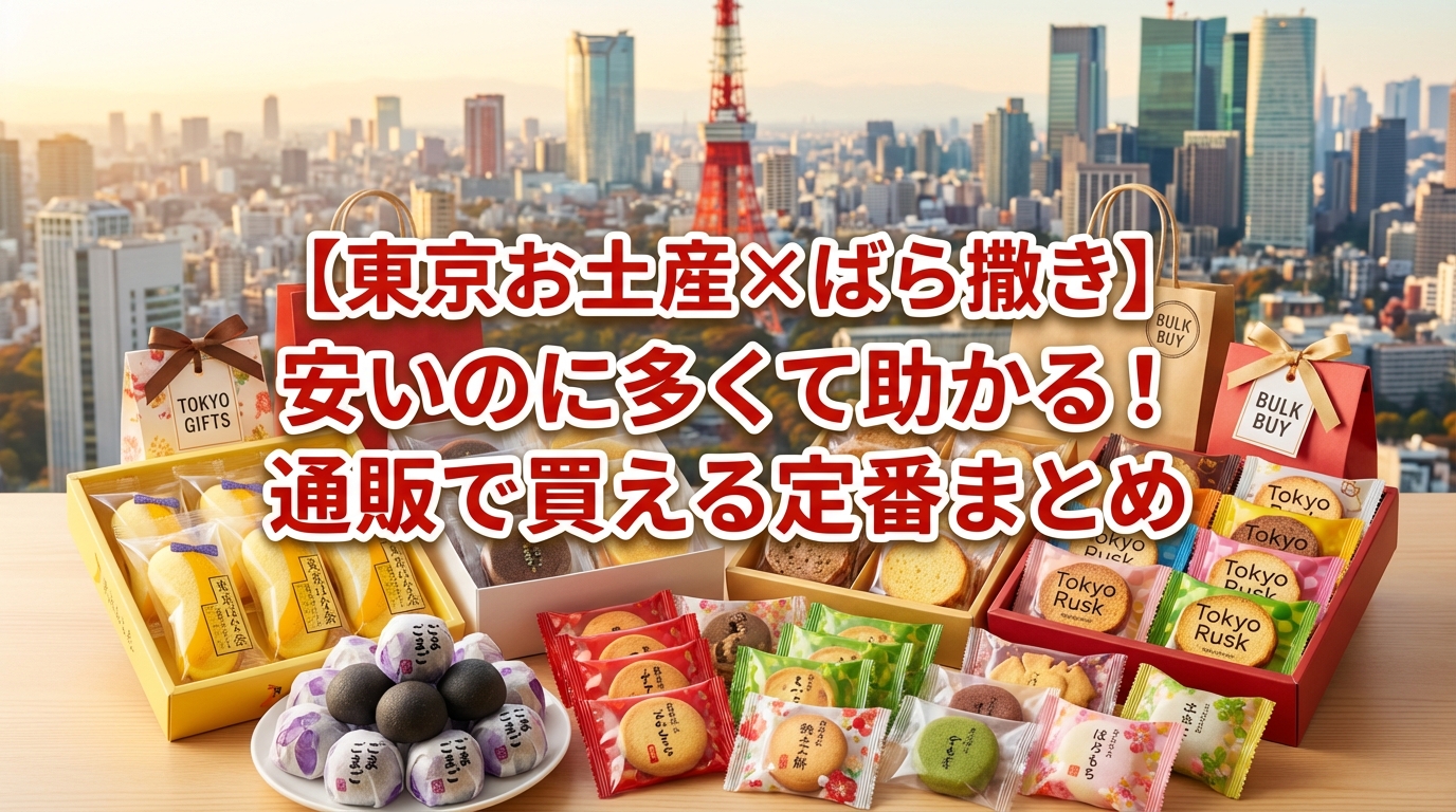 【東京お土産×ばら撒き】安いのに多くて助かる！通販で買える定番まとめ
